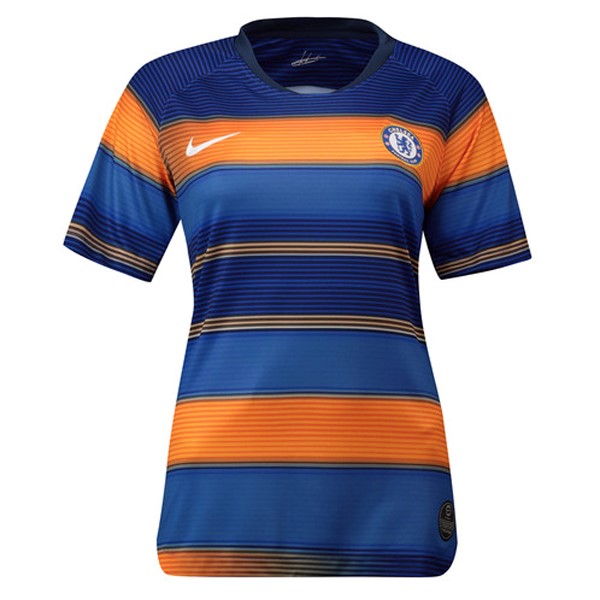 Camiseta de Entrenamiento Chelsea 2019 2020 Azul Naranja